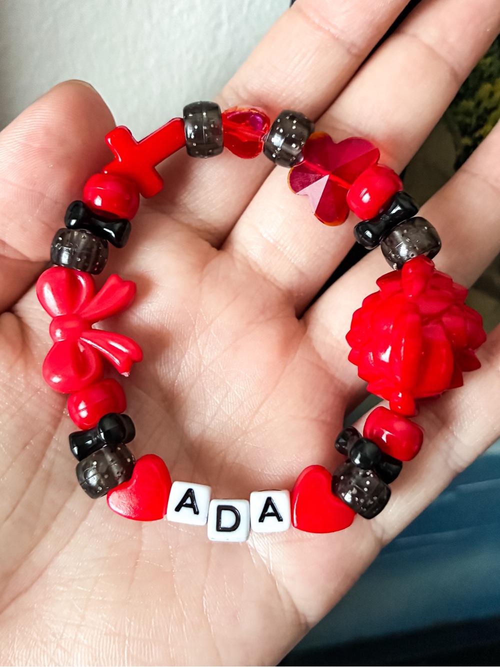 Resident Evil: Ada Wong Inspired Kandi Bracelet